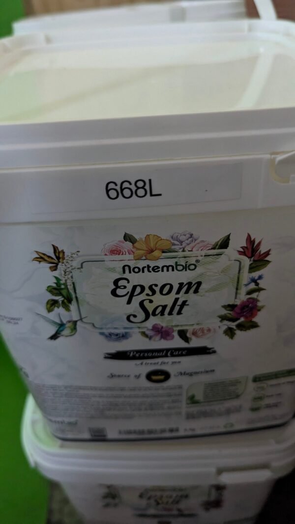 Nortembio Sales de Epsom 100% Pura 6 kg (2 BOTES)