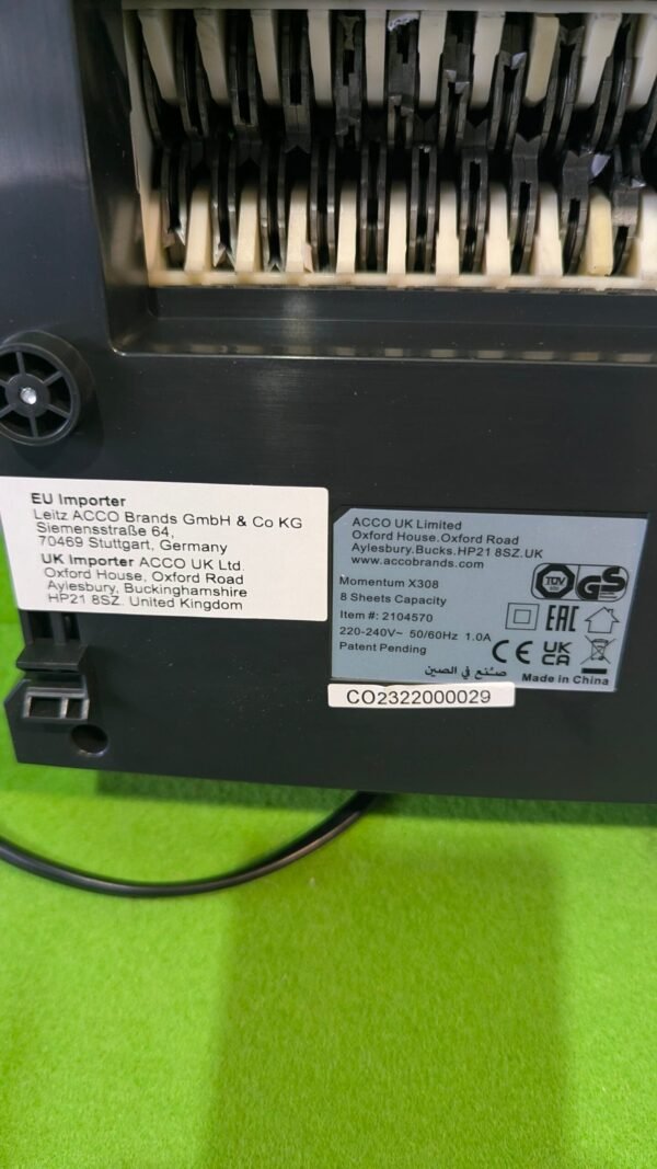 Rexel 2104570EU Destructora Personal hasta 8 Hojas