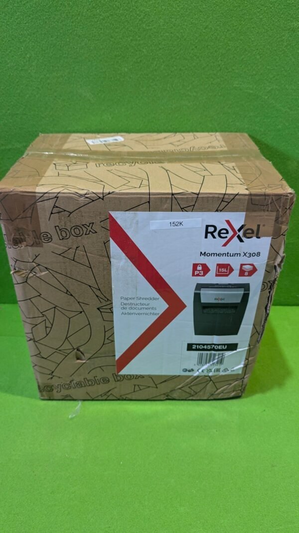 Rexel 2104570EU Destructora Personal hasta 8 Hojas