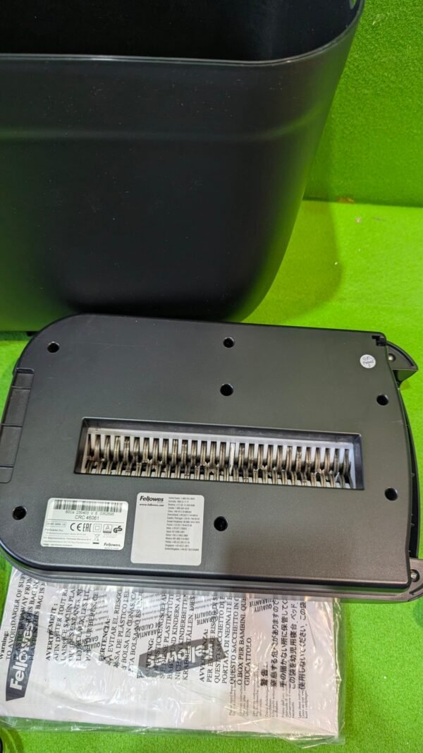 Fellowes 60Cs Trituradora de papel hasta 10 hojas