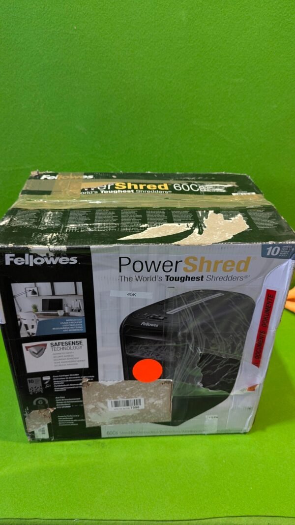 Fellowes 60Cs Trituradora de papel hasta 10 hojas