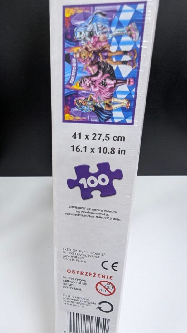 Caja de puzle Monster High, 100 piezas.