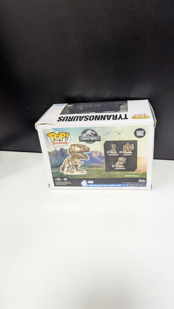 Caja de figura Funko Pop Tiranosaurio.
