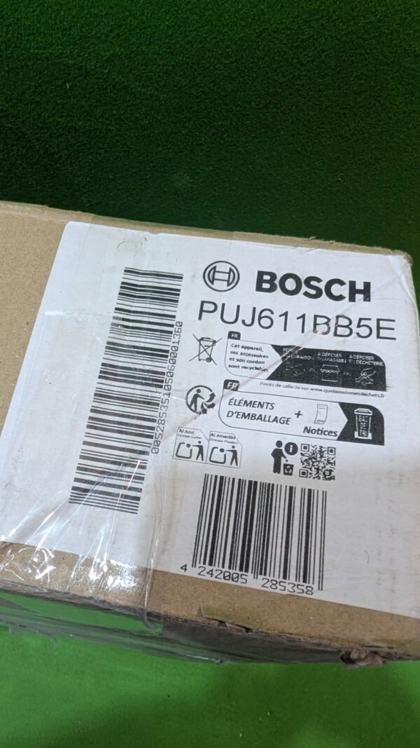 Bosch PUJ611BB5E, Serie 4, Placa de inducción, 3 fuegos, 60 cm, Negro, Sin marco