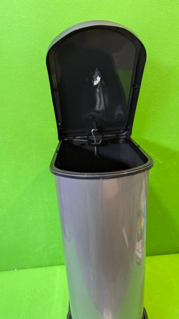 Rotho Cubo de basura Paso de 50 litros para separación de residuos con tapa y pedal