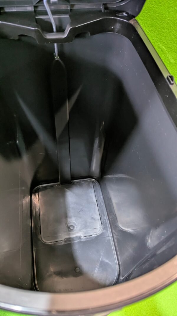 Rotho Cubo de basura Paso de 50 litros para separación de residuos con tapa y pedal