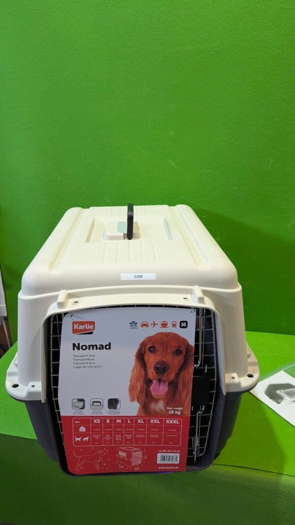 Karlie Nomad - Transportín Aviación, Gris, M, 68 x 51 x 47 cm