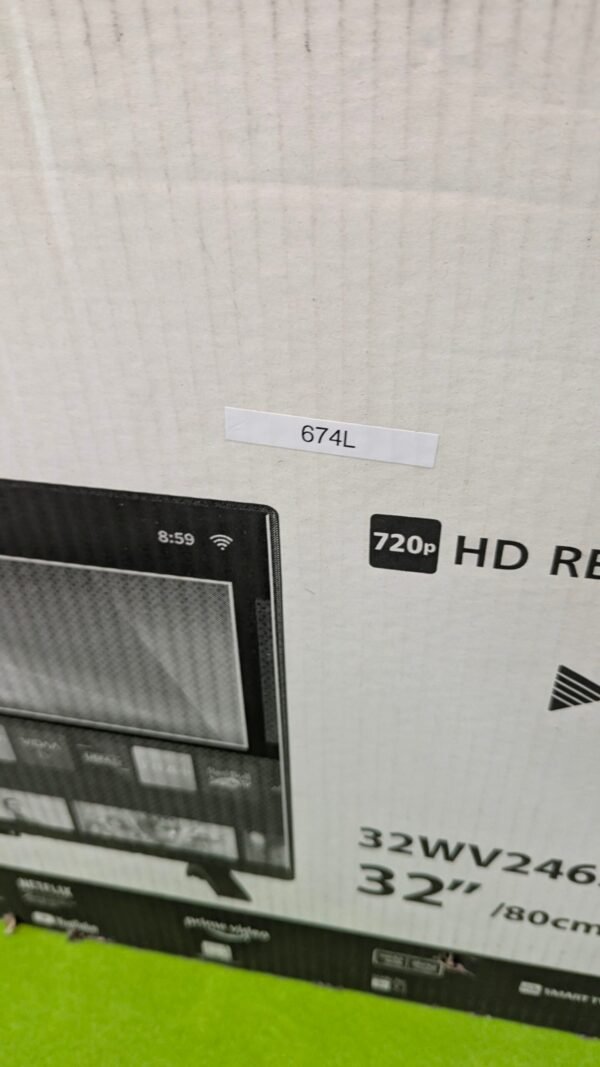 Embalaje de televisor HD 32 pulgadas 720p.