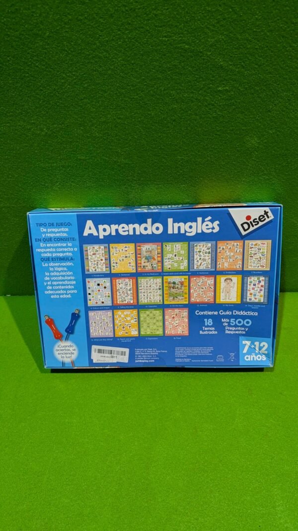 Diset Lectron Aprendo Inglés Juego Educativo a Partir de 7 años