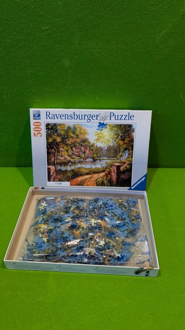 Puzzle Ravensburger 500 piezas paisaje campestre.