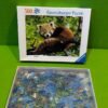 Puzzle de panda rojo Ravensburger de 500 piezas.