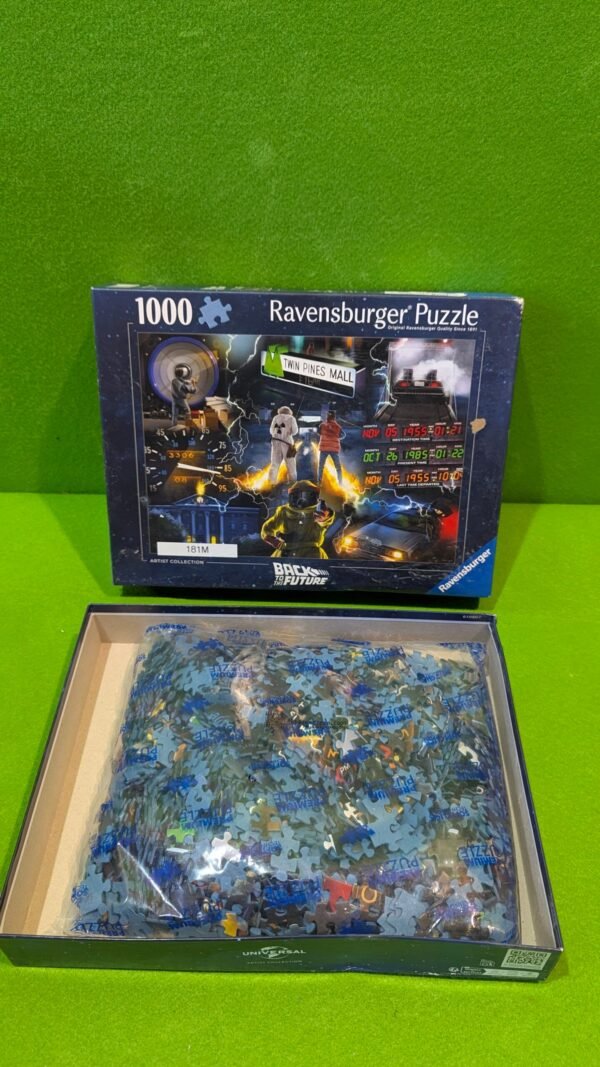 Puzzle de 1000 piezas de Regreso al Futuro.