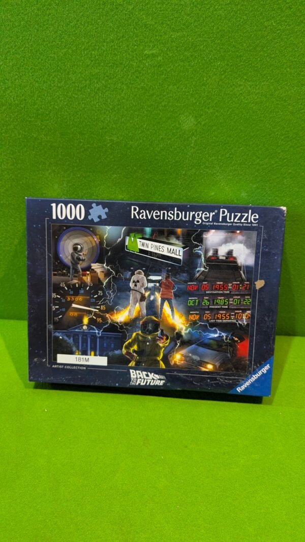 Puzzle Ravensburger de Regreso al Futuro, 1000 piezas.