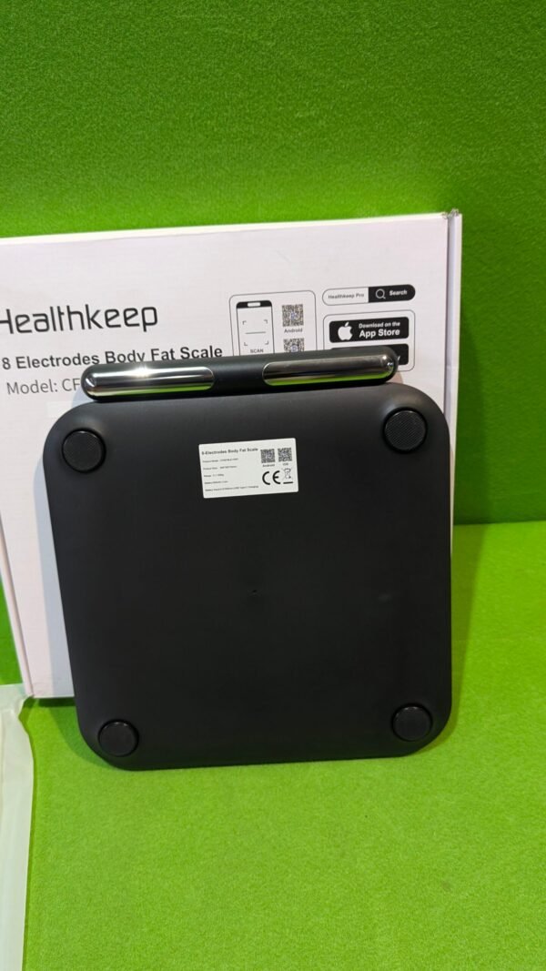 Healthkeep - Báscula conectada WIFI y Bluetooth con 8 electrodos de alta precisión