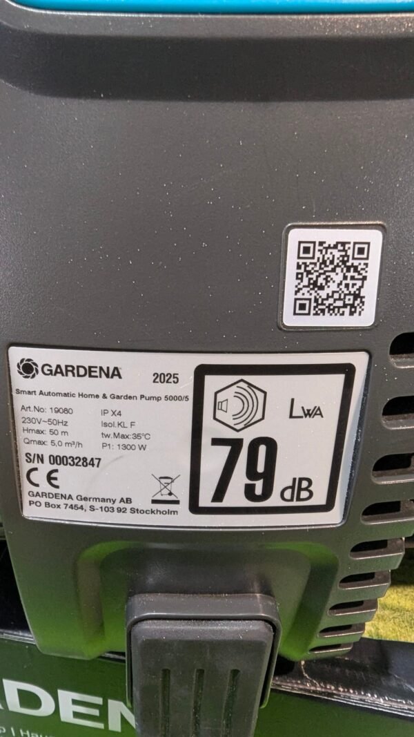 Gardena Grupo a presión electrónico hasta 5000 l/h - control con App