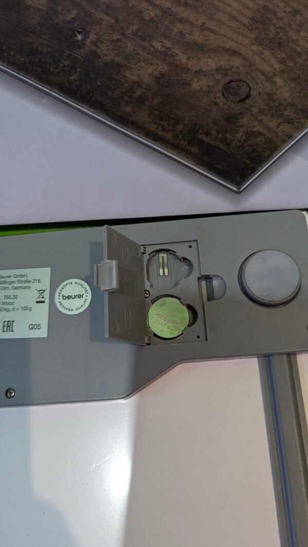 Beurer GS 203 Madera - Báscula de baño de vidrio