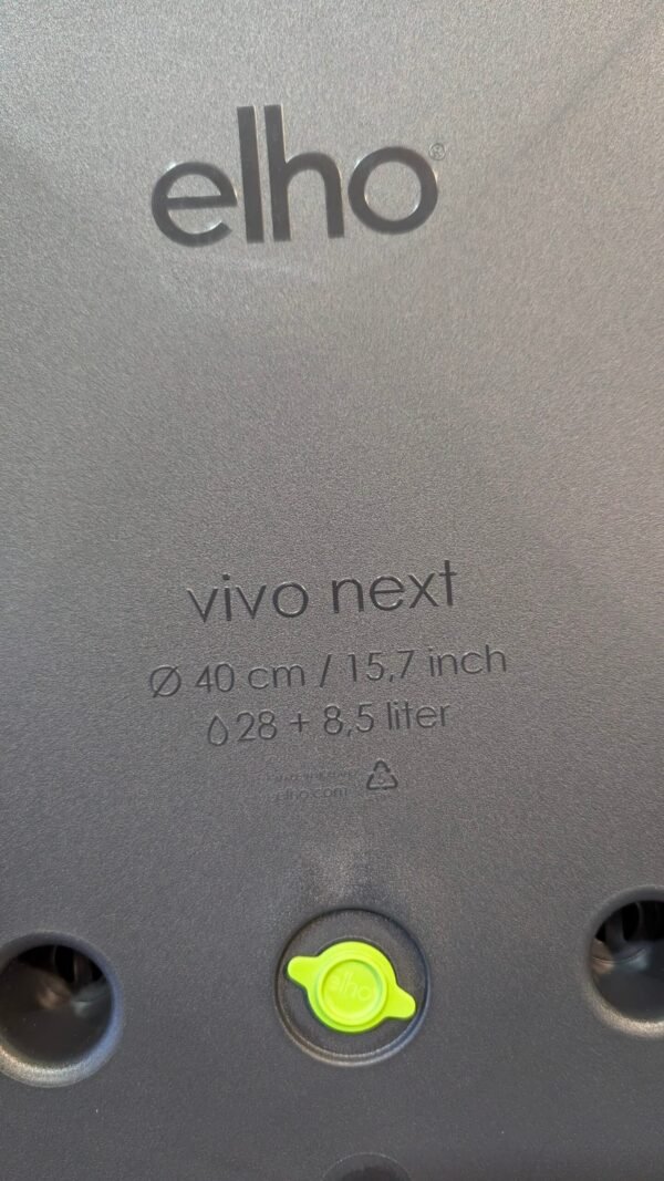 Elho Vivo Next Square 40 - Jardinera por Interior y Exterior