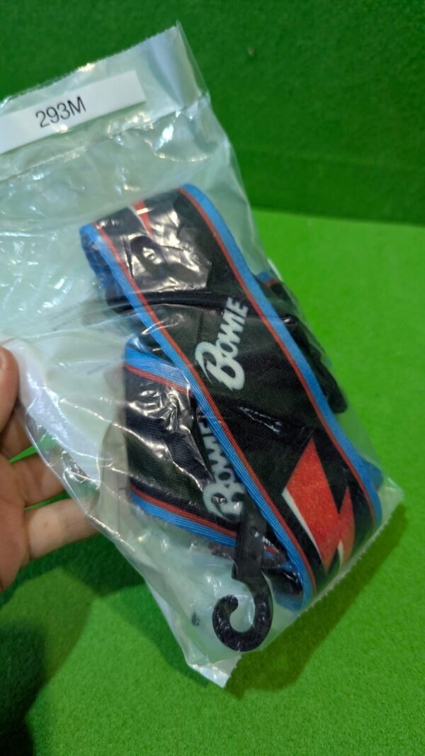 Correa de guitarra de poliéster Perri's David Bowie Red Bolt