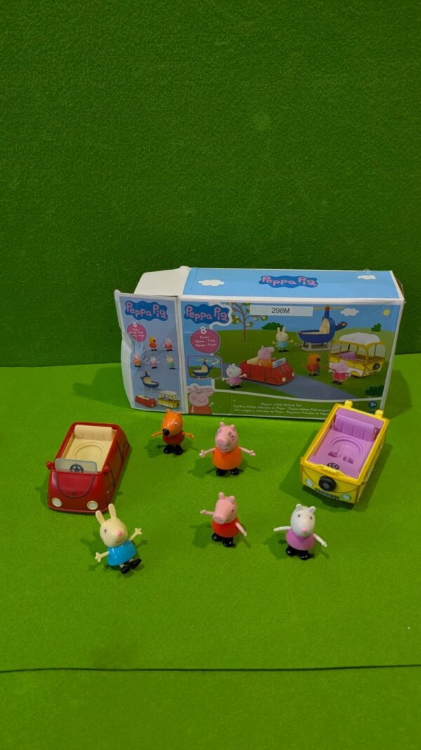 Peppa Pig PEPPAS - Set de vehículos pequeños falta piezas