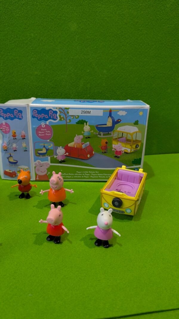 Peppa Pig PEPPAS - Set de vehículos pequeños falta piezas