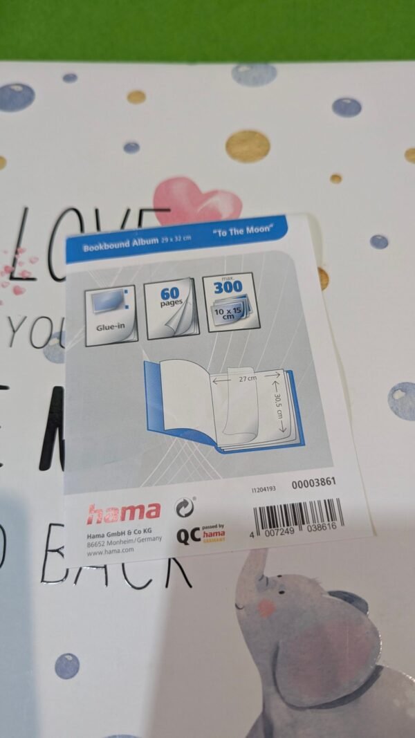 Hama Álbum de Fotos de Pegar 29x32 cm, 240 fotos