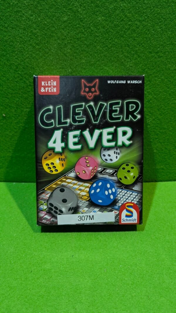 Schmidt Spiele 49424 Clever 4-Ever, Serie pequeña y Fina, Juego de Dados