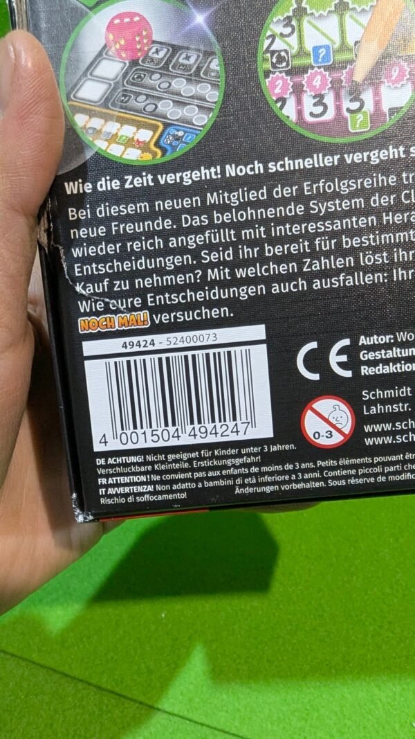 Schmidt Spiele 49424 Clever 4-Ever, Serie pequeña y Fina, Juego de Dados