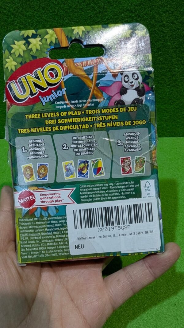 Mattel Games, Juego de Cartas UNO Junior