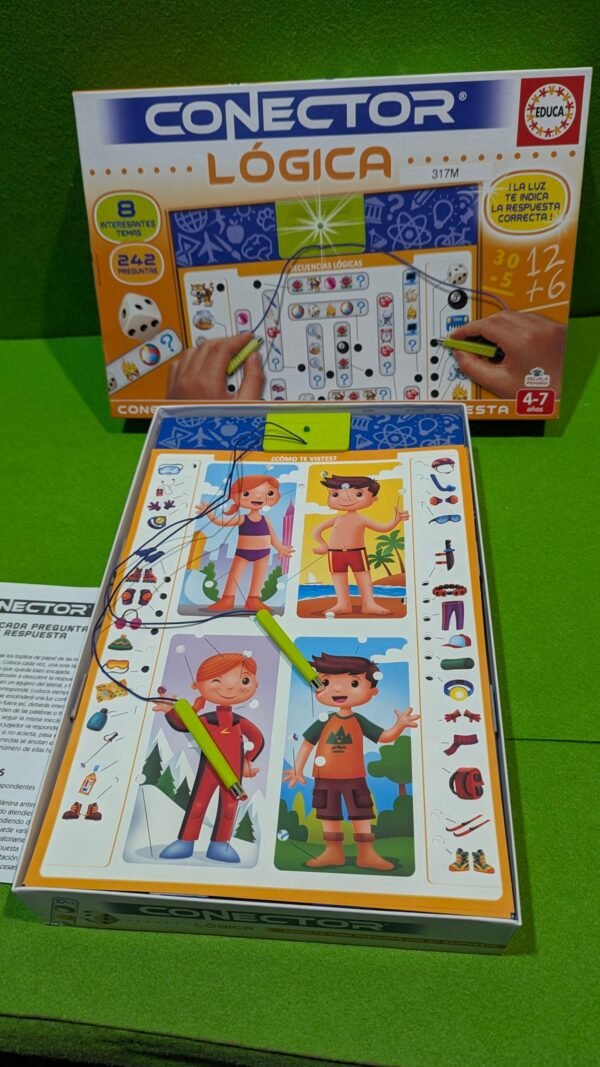 Educa - Juego Conector Lógica Educativo para niños