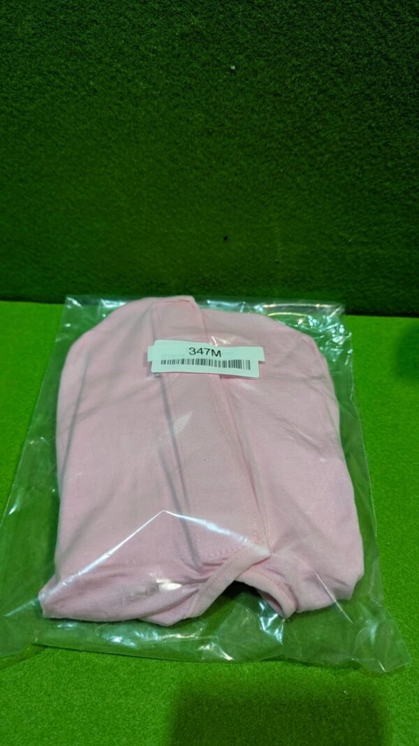 Camiseta rosa embalada, etiqueta código 347M.