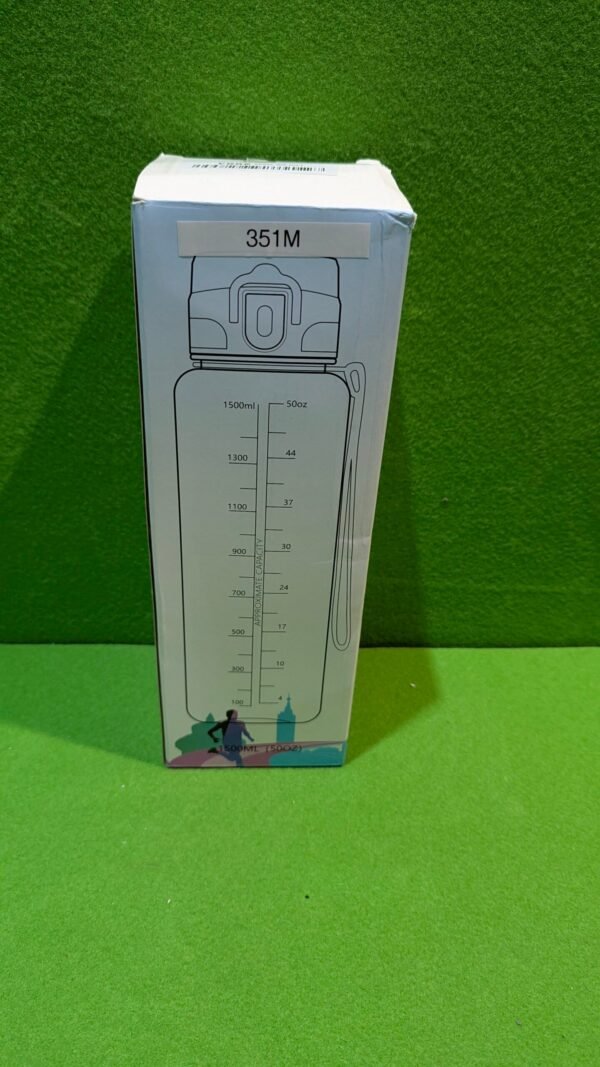 Botella Agua, 1500ML Libre de BPA, Botella Agua Gimnasio