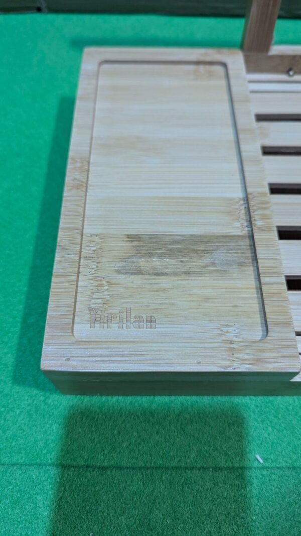 Bandeja Bañera de Bambú Ajustable 44-(80 extensible) x 23,5 x 4,5 cm