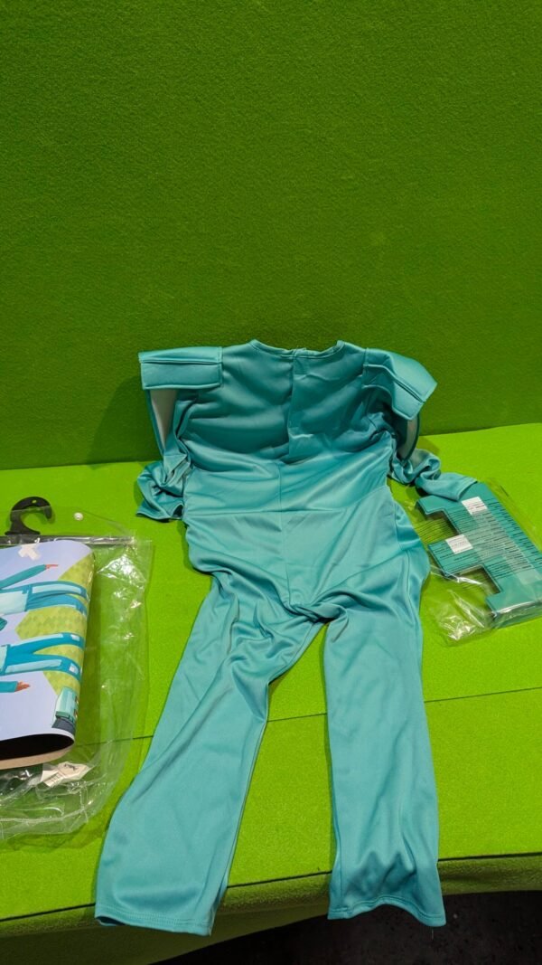 Disfraz Infantil de Armadura Diamante de Minecraft 3 a 4 años