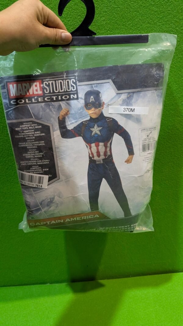 PXL_20260111_174320420-scaled-1.jpg Rubies - Disfraz oficial de los Vengadores del Capitán América, talla Large/Talla 8-10 años