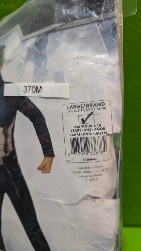 PXL_20260111_174347781-scaled-1.jpg Rubies - Disfraz oficial de los Vengadores del Capitán América, talla Large/Talla 8-10 años