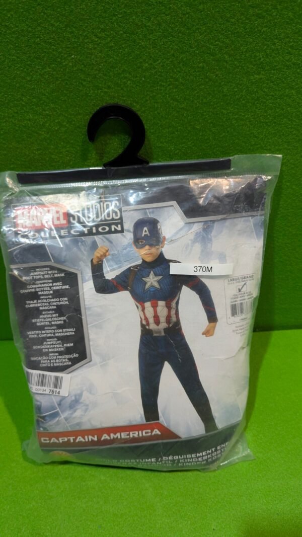 PXL_20260111_174349890-scaled-1.jpg Rubies - Disfraz oficial de los Vengadores del Capitán América, talla Large/Talla 8-10 años