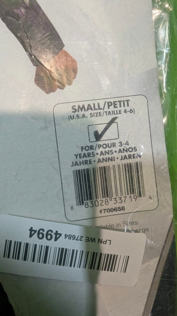 Rubies Disfraz Black Panther Battle Endgame para Niños talla 3 - 4 años