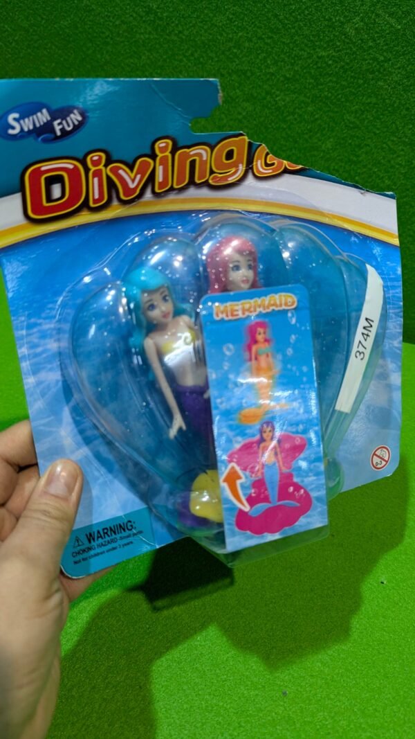 Juguetes de buceo de sirena para piscina, 2 piezas