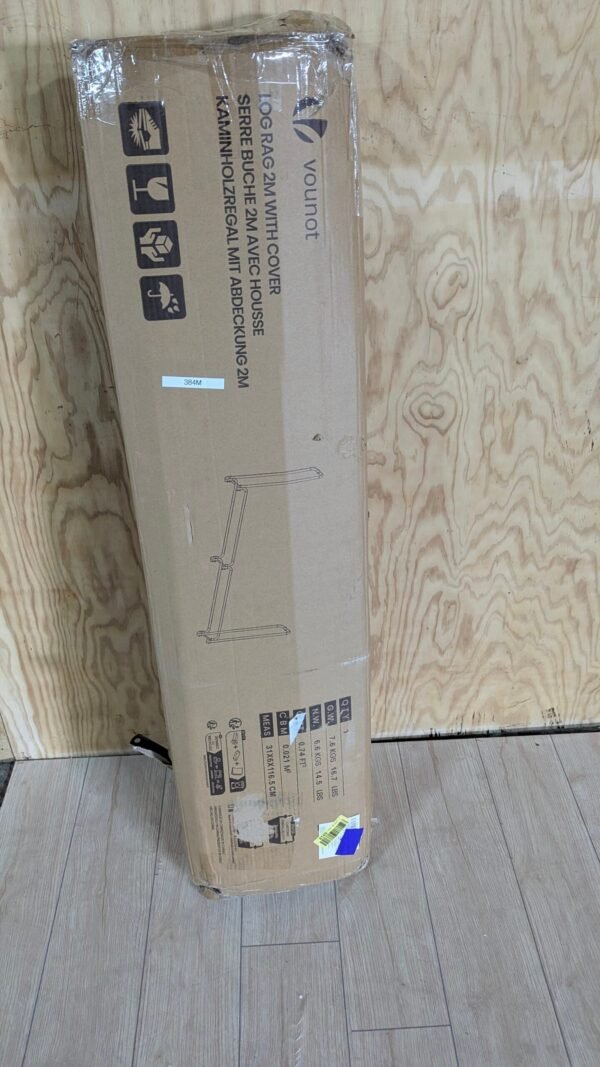 Caja de soporte para leña Vounot 2 metros