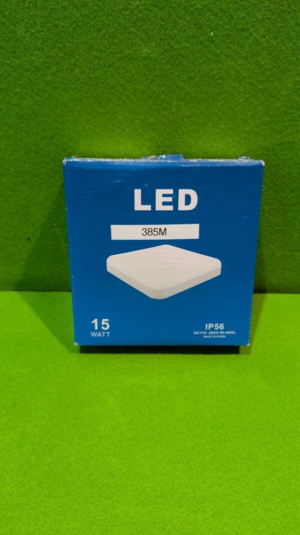 Caja de luz LED 15 vatios, modelo 385M.