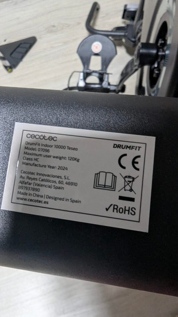 PXL_20260308_185220139-scaled-1.jpg Cecotec Bicicleta Estática Indoor DrumFit Indoor 120 Kg