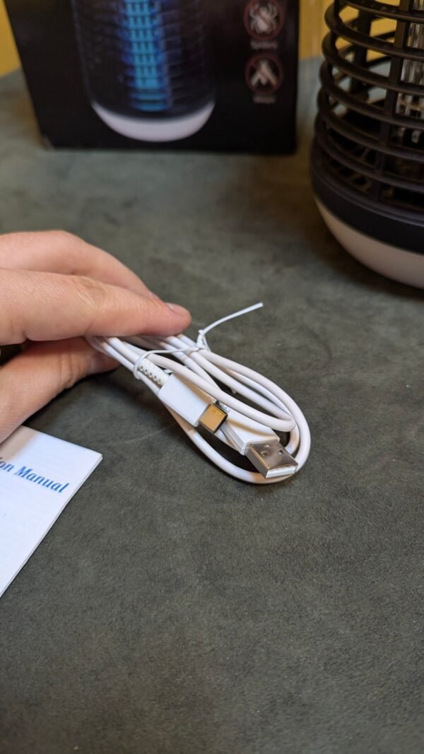 PALONE Lampara Antimosquitos Solar LED Mata Mosquitos Electrico 2600mAh/4500V