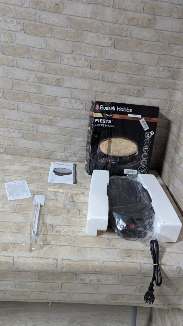 Russell Hobbs Fiesta - Crepera 1000 W, Diámetro de 30 cm