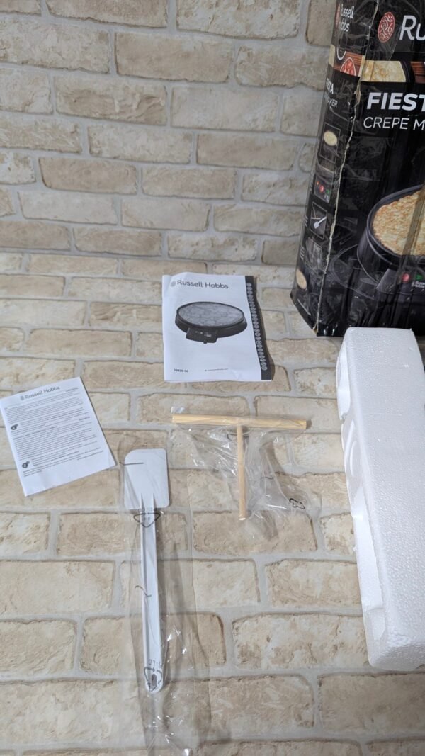 Russell Hobbs Fiesta - Crepera 1000 W, Diámetro de 30 cm