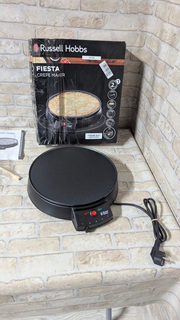 Russell Hobbs Fiesta - Crepera 1000 W, Diámetro de 30 cm