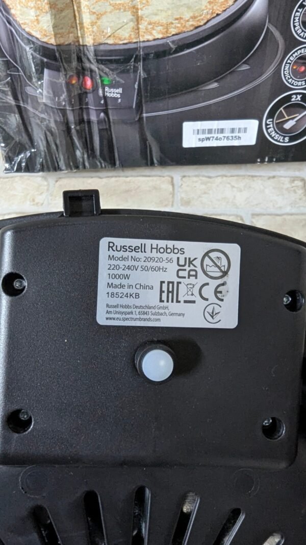 Russell Hobbs Fiesta - Crepera 1000 W, Diámetro de 30 cm