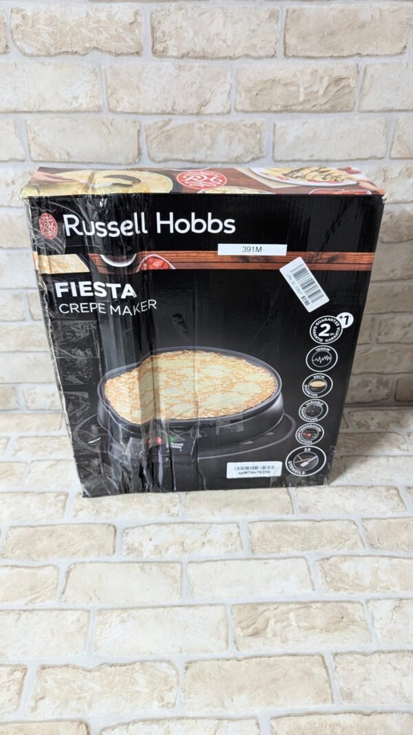 Russell Hobbs Fiesta - Crepera 1000 W, Diámetro de 30 cm