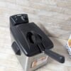 Domo Freidora de acero inoxidable DO465FR, 3000 W, 4 litros