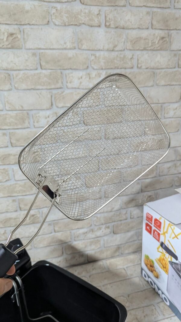 Domo Freidora de acero inoxidable DO465FR, 3000 W, 4 litros