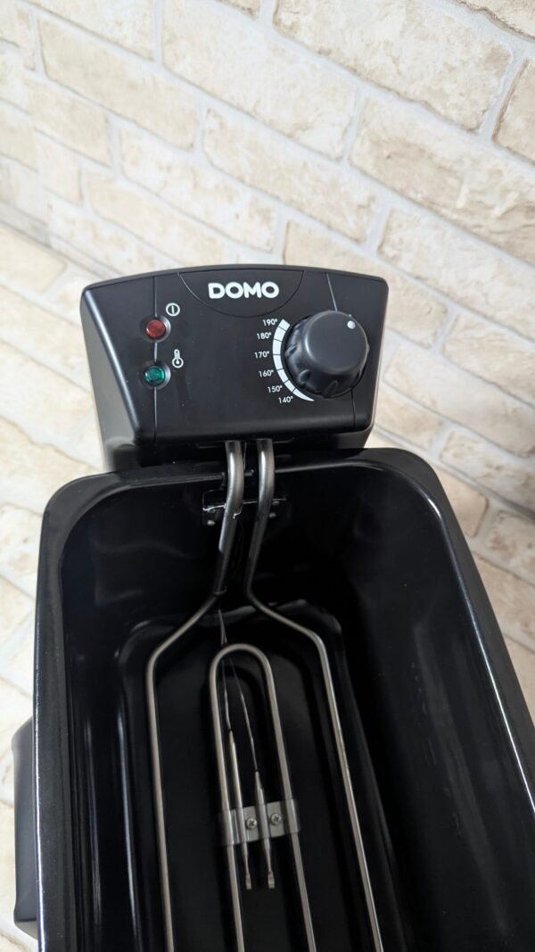 Domo Freidora de acero inoxidable DO465FR, 3000 W, 4 litros